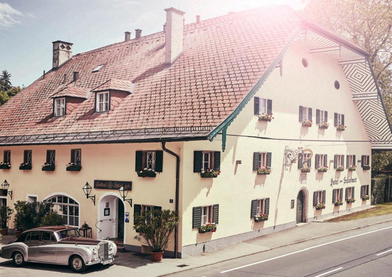 Der Schlosswirt Zu Anif - Biedermeierhotel Und Restaurant Exterior foto